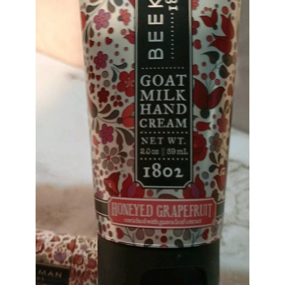 Beekman 1802 Honeyed Grapefruit Pure Goat‎ Hand Cream 2.0 oz & Lip Balm